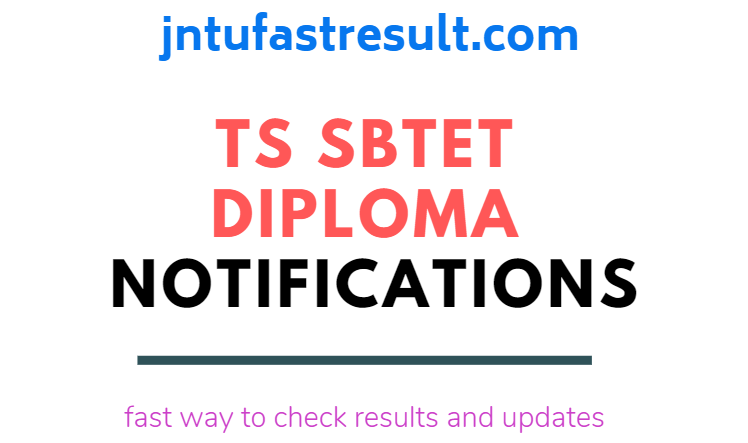 TS SBTET Diploma RV/RC/PC Notification: