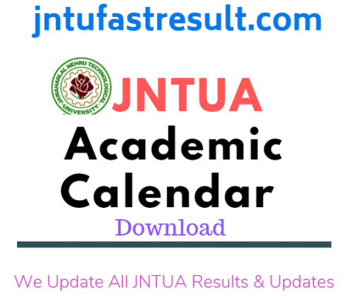 JNTUA B.Tech/B.Pharm 4-1 Sem Academic Calendar 2023 -2024