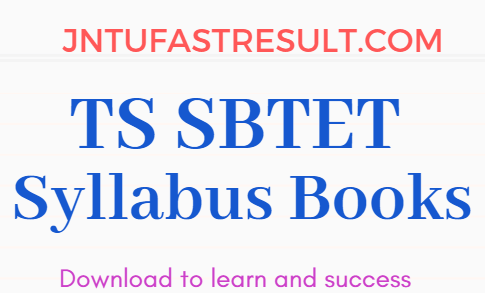 TS SBTET C16 Syllabus Books Pdf