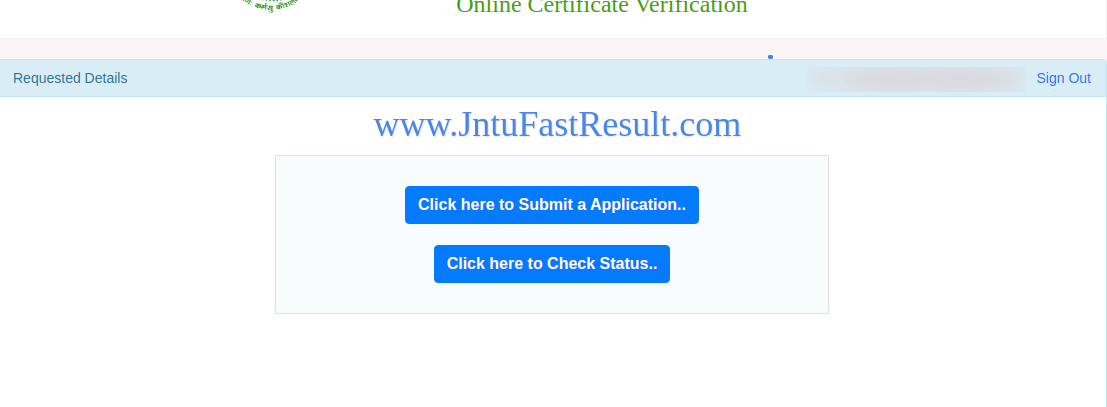 Jntuk Online Certificate Genuinity Verification 2020