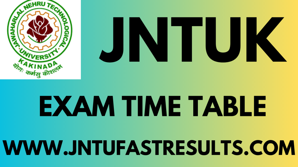 JNTUK B.Pharm 1-1 Sem Exam Timetable 2023 (OUT)-Supply Dates